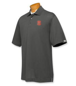 NC State Wolfpack B&T CB DryTec Championship Polo - Charcoal
